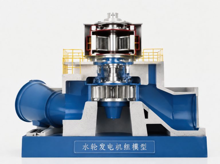 海东水轮发电机组剖视模型